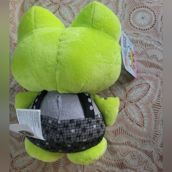 Keroppi Hello Kitty Sanrio Green Frog Plush Toy Brand New Stuffed Animal - Picture 10 of 10